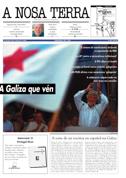 Nº 997. 27 de Xullo. 2001