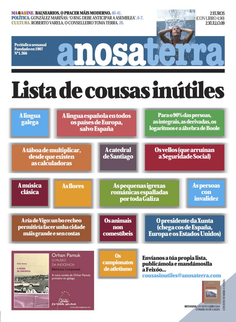 Nº 1366 – 2 de xullo de 2009