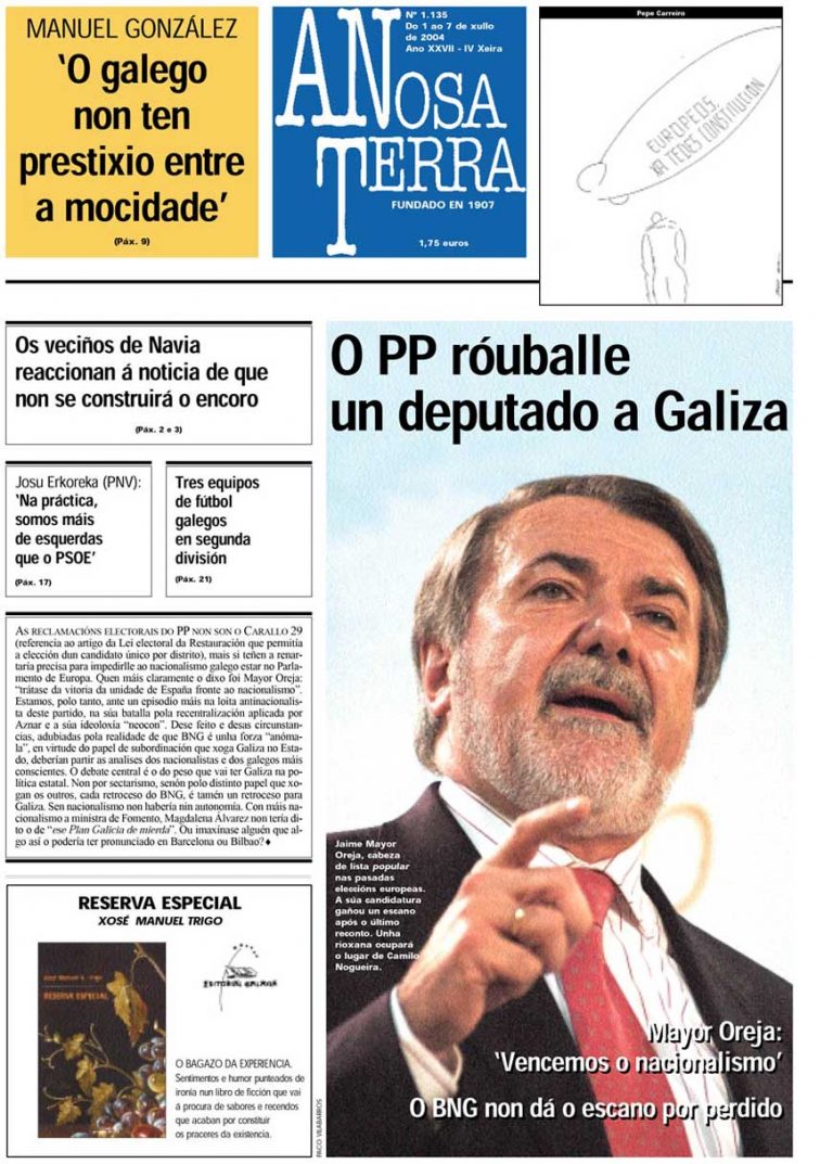 Nº 1.135 Do 1 ao 7 de xullo de 2004