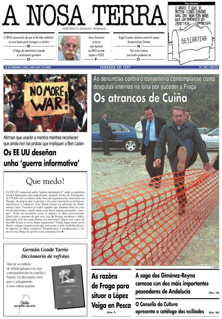 Nº 1001. 27 de Setembro. 2001