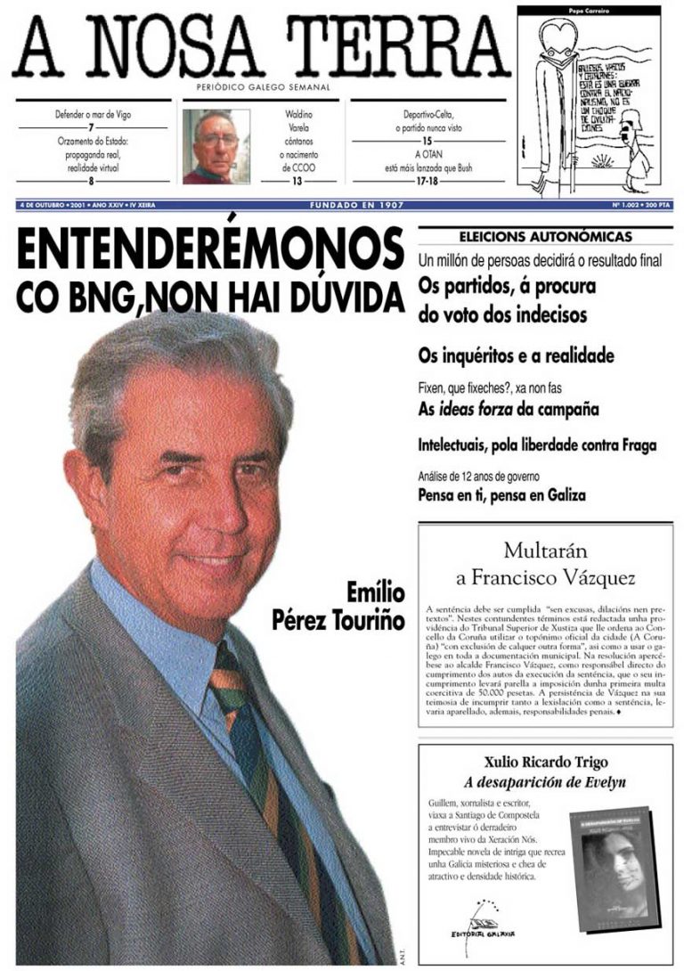 Nº 1002. 4 de Outubro. 2001