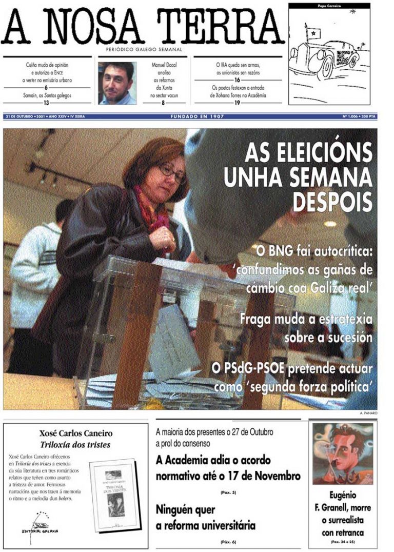 Nº 1006. 31 de Outubro. 2001
