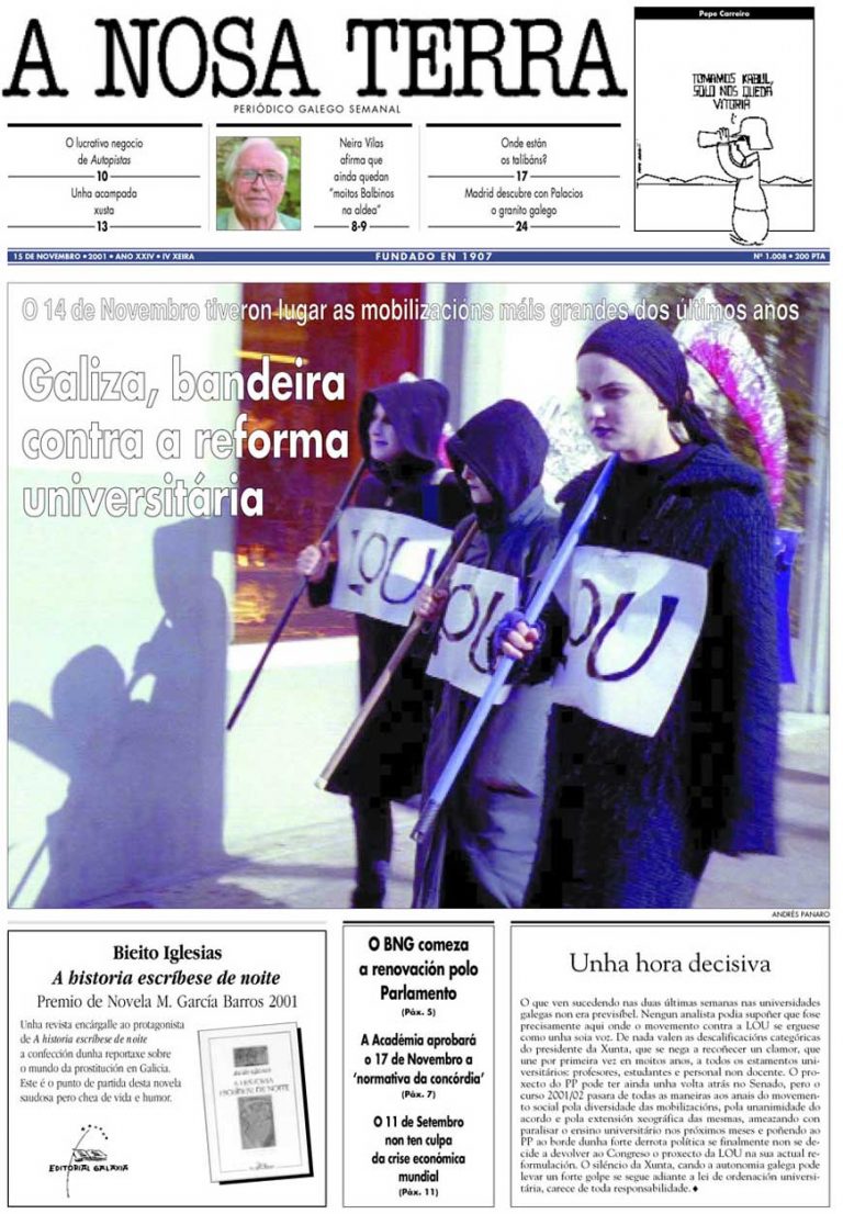 Nº 1008.  15 de Novembro. 2001