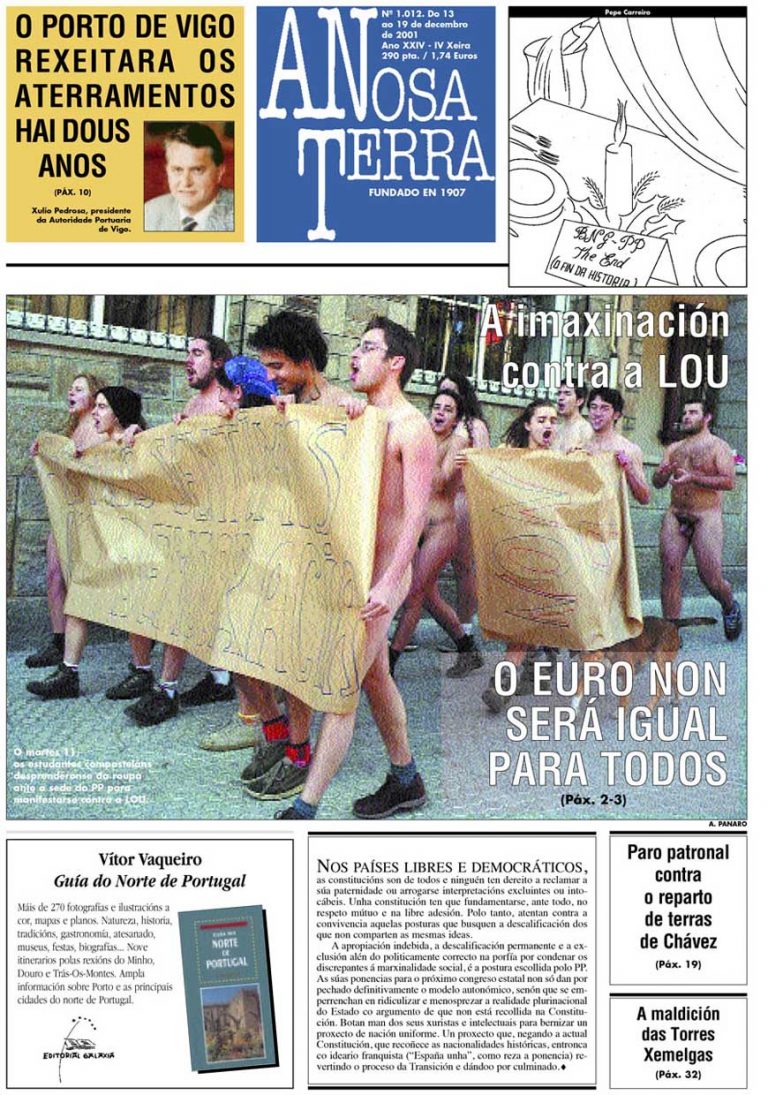 Nº 1012. 13 ao 19 de decembro de 2001