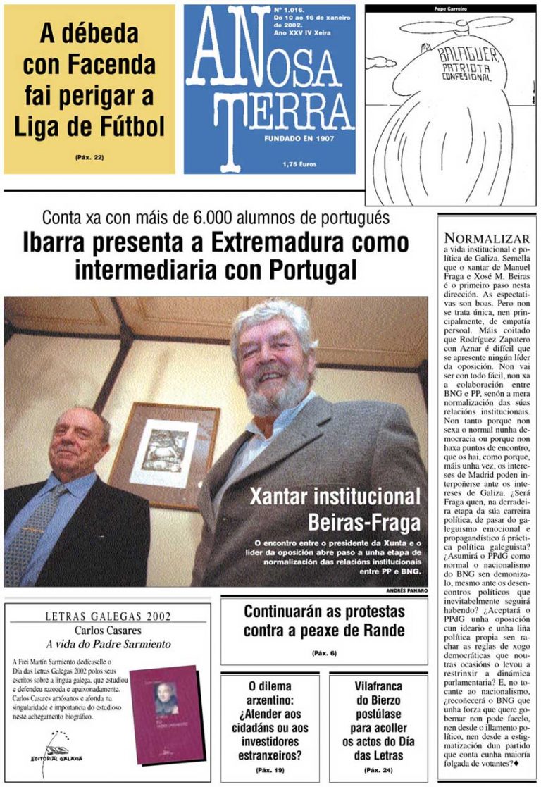 Nº 1016 – 11 de xaneiro de 2002