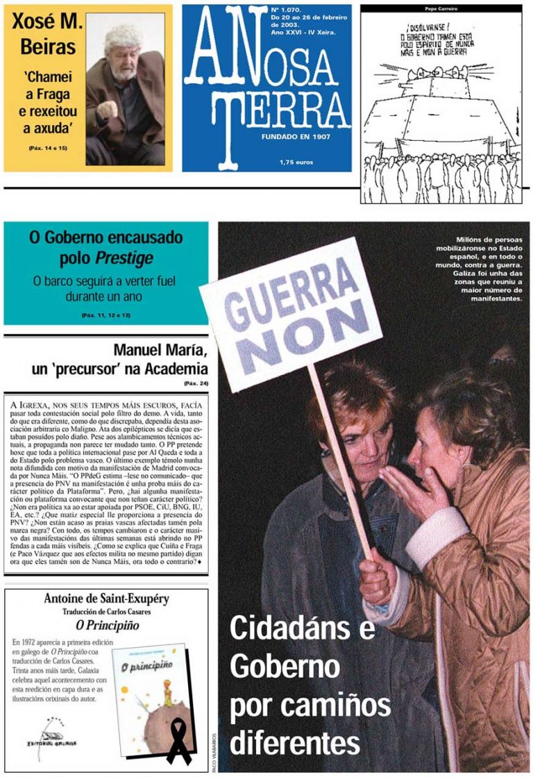 Nº 1070 – 20 de febreiro de 2003