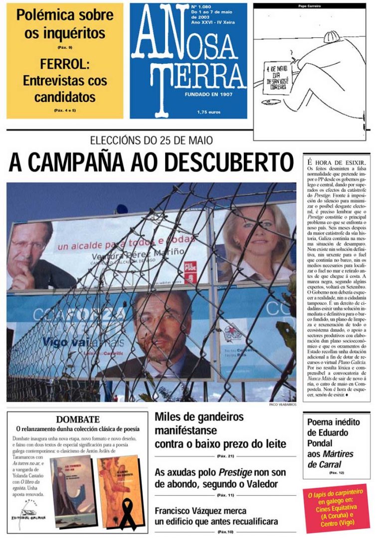 Nº 1080 – Do 1 ao 7 de maio de 2003