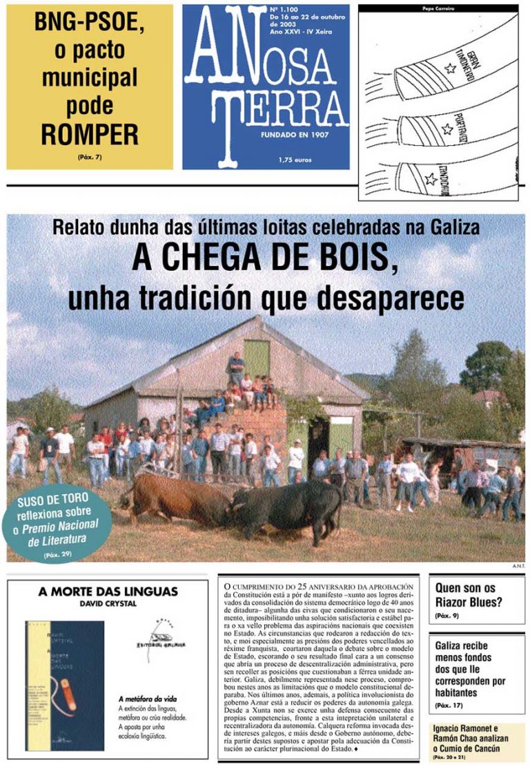 Nº 1100 – 16 de outubro de 2003