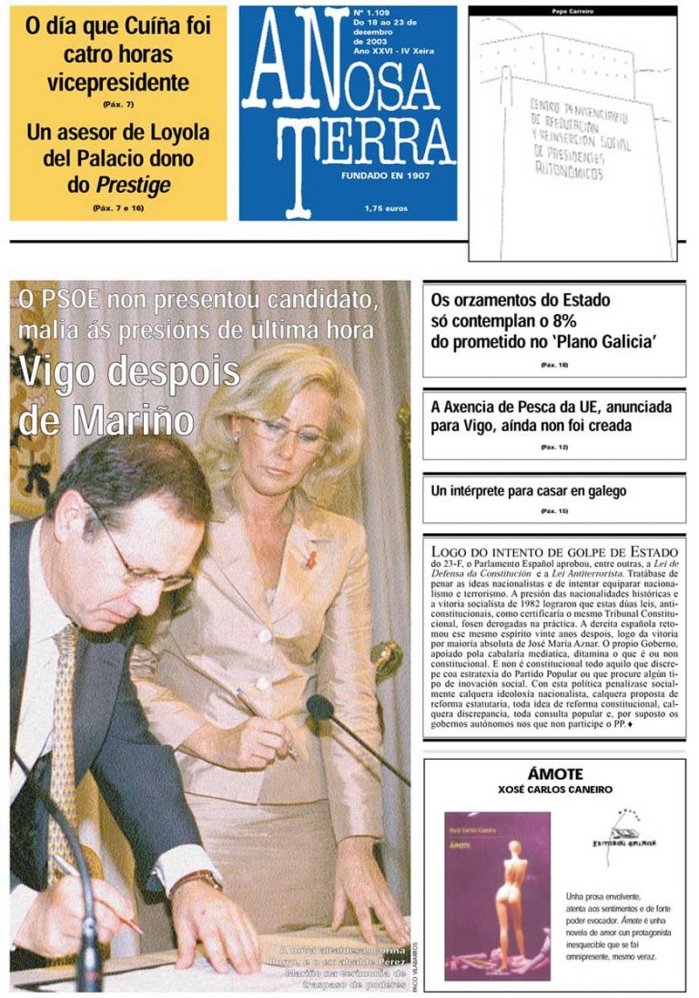 Nº 1109 – 18 de decembro de 2003