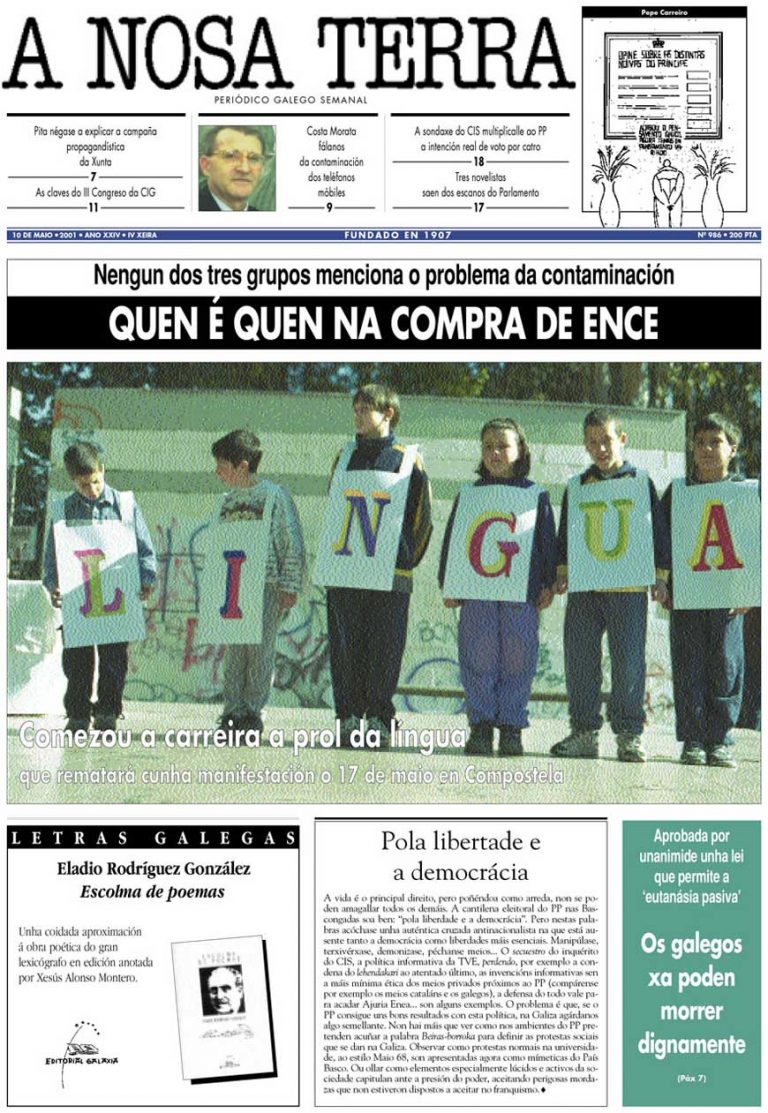 Nº 986. 10 de Maio. 2001