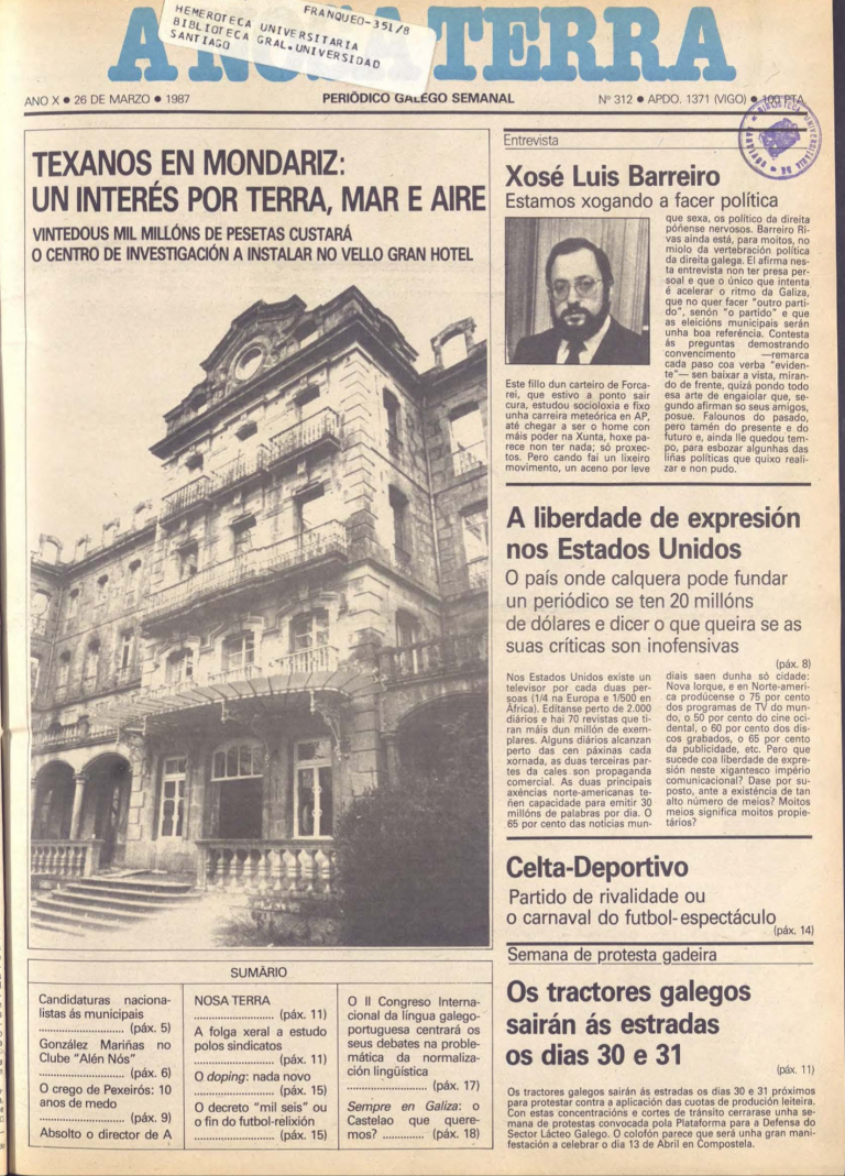 Nº 312 – 26 de marzo de 1987