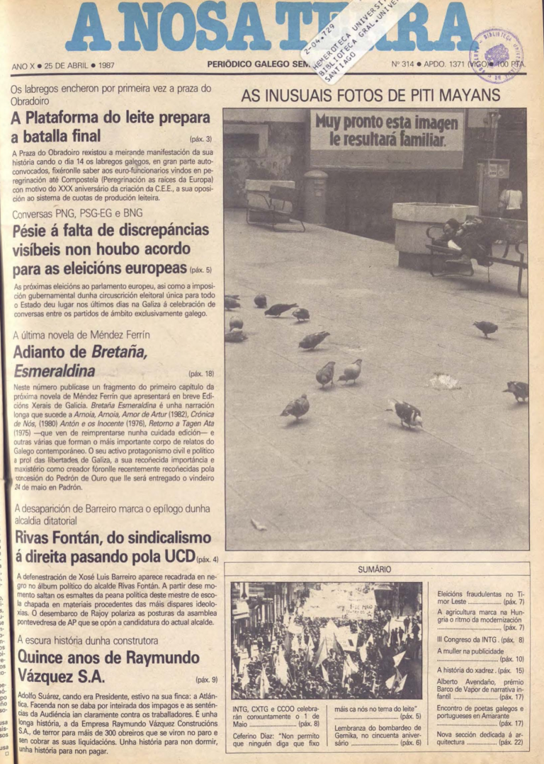 Nº 314 – 25 de abril de 1987