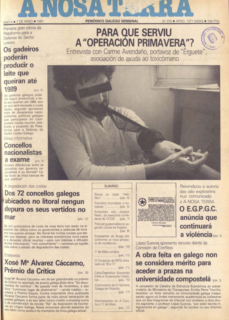 Nº 315 – 7 de maio de 1987