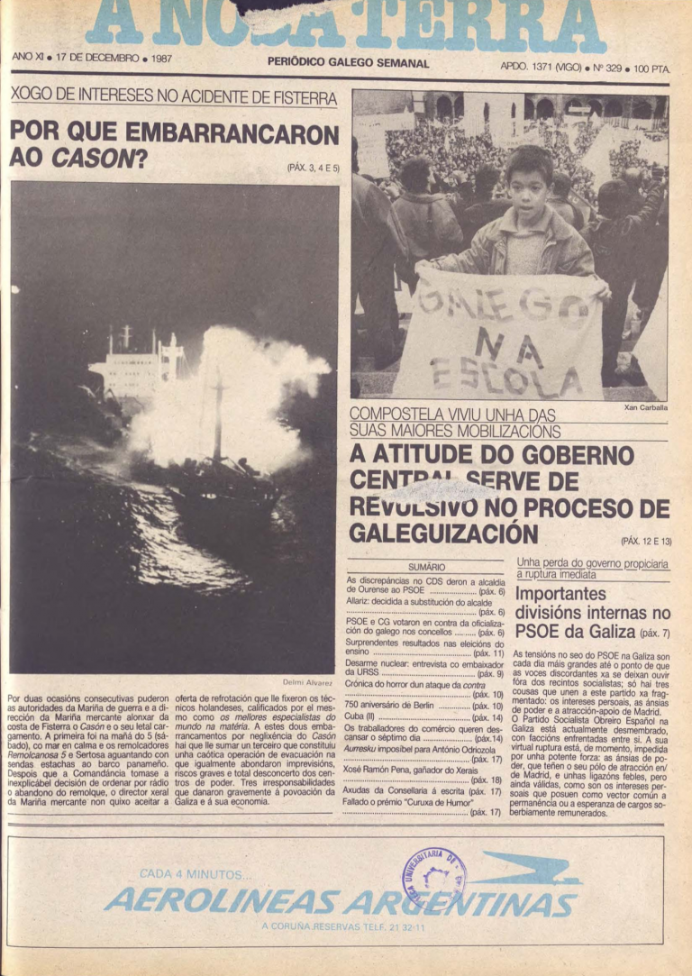 Nº 329 – 17 de decembro de 1987