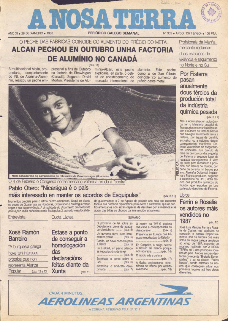 Nº 332 – 28 de xaneiro de 1988