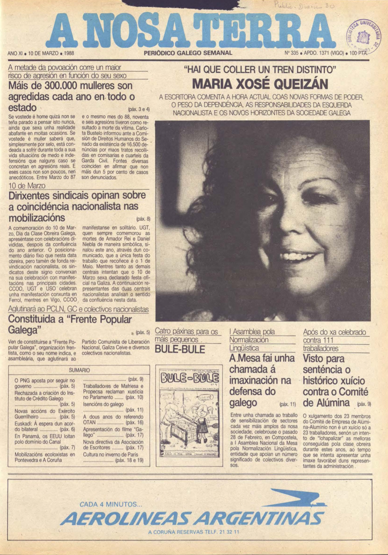 Nº 335 – 10 de marzo de 1988