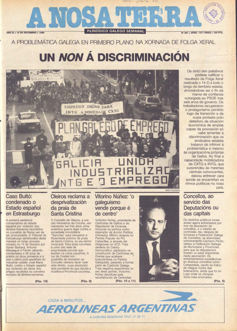 Nº 367 – 15 de decembro de 1988