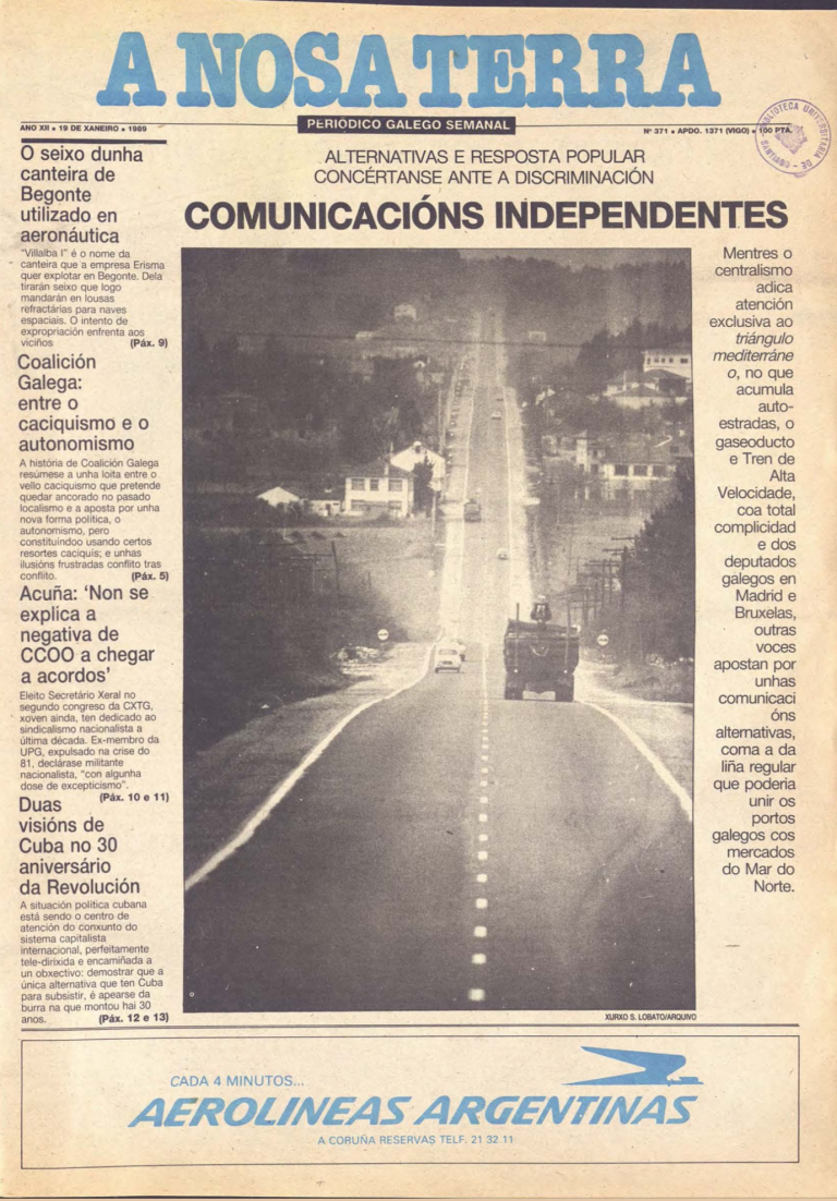 Nº 371 – 19 de xaneiro de 1989