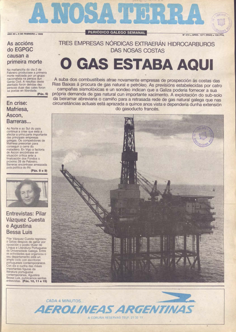 Nº 374 – 9 de febreiro de 1989