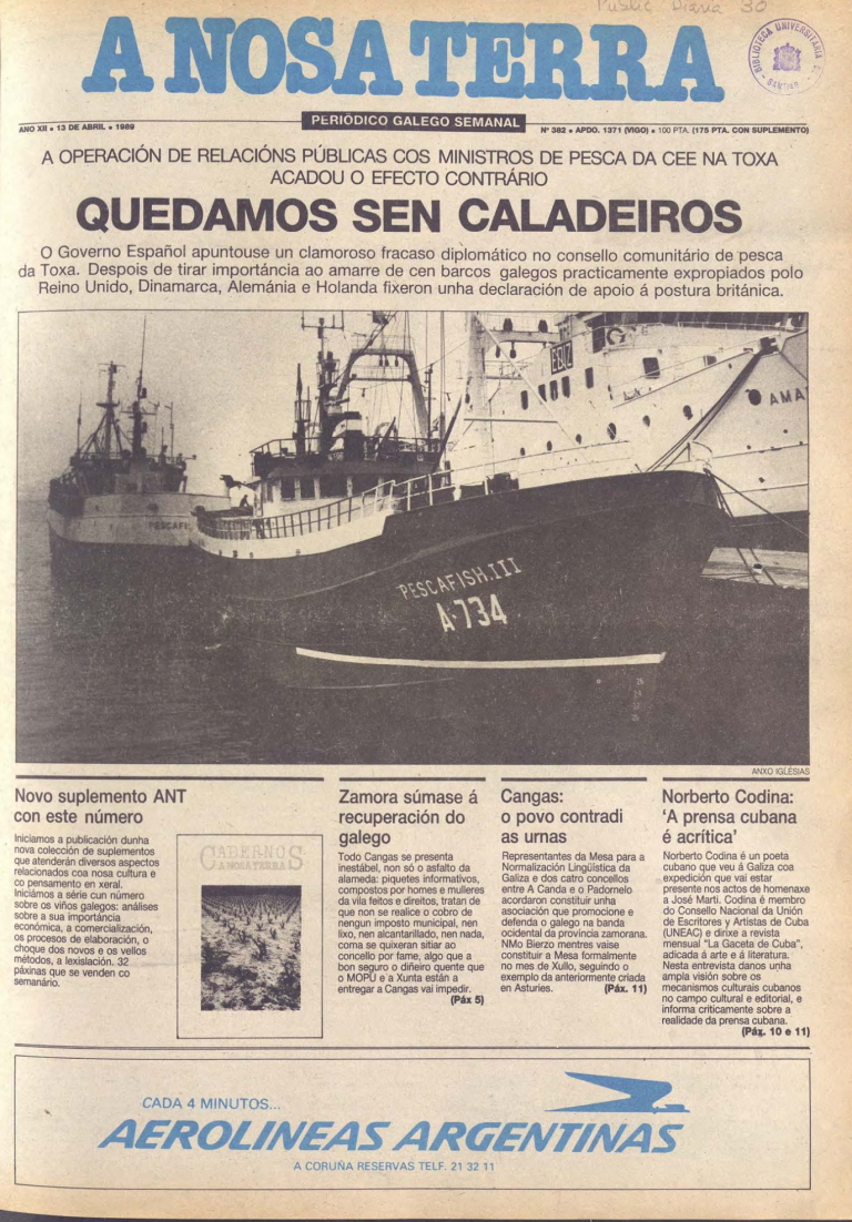 Nº 382 – 13 de abril de 1989