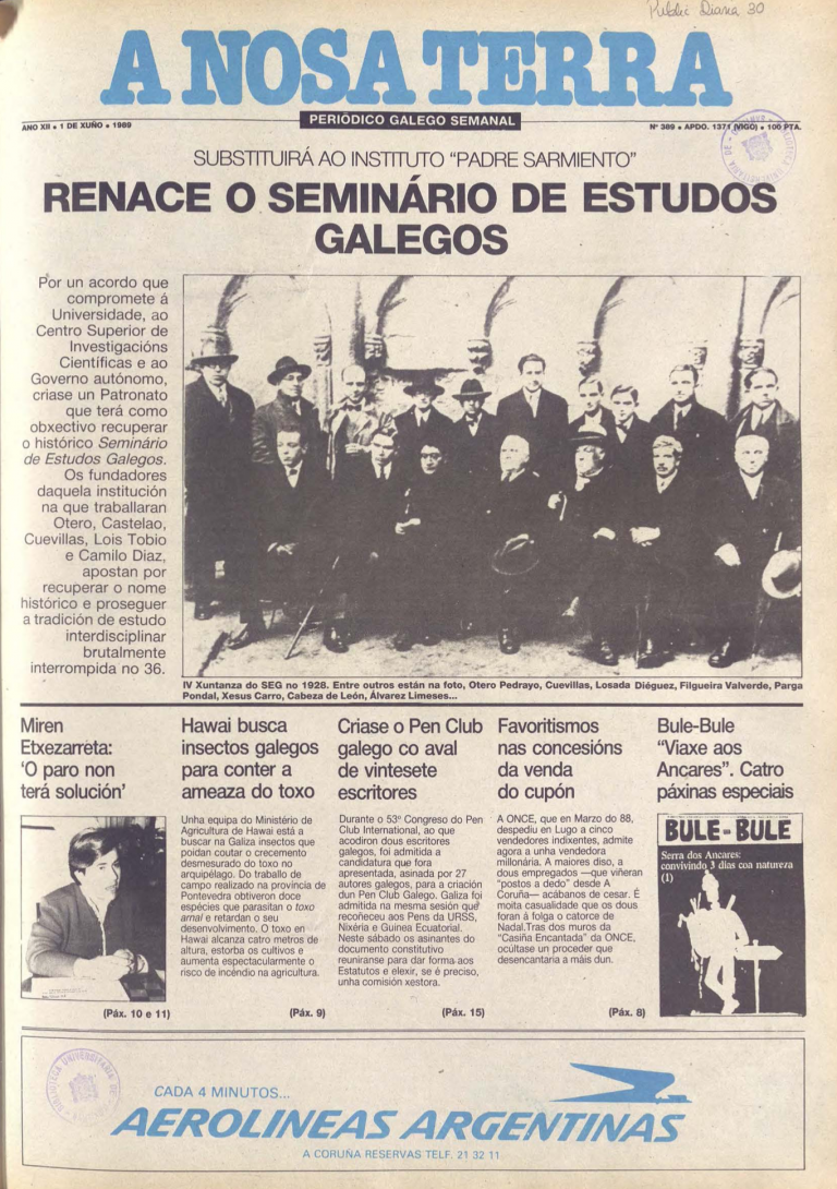 Nº 389 – 1 de xuño de 1989