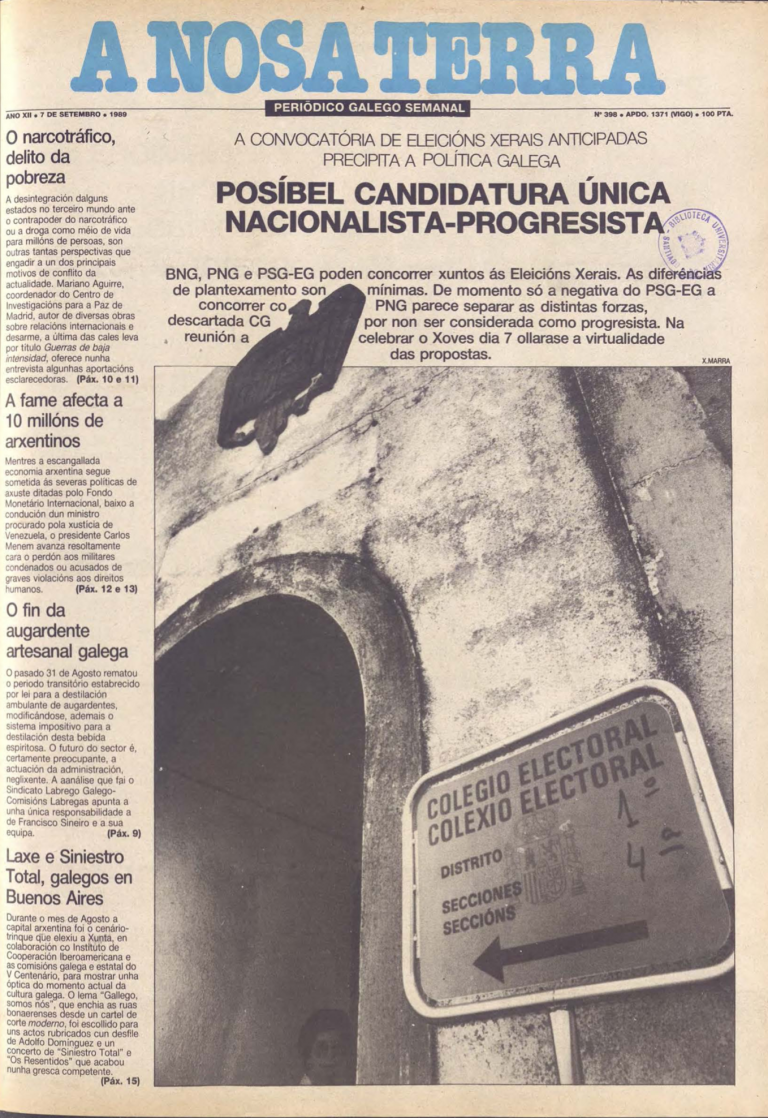 Nº 398 – 7 de setembro de 1989