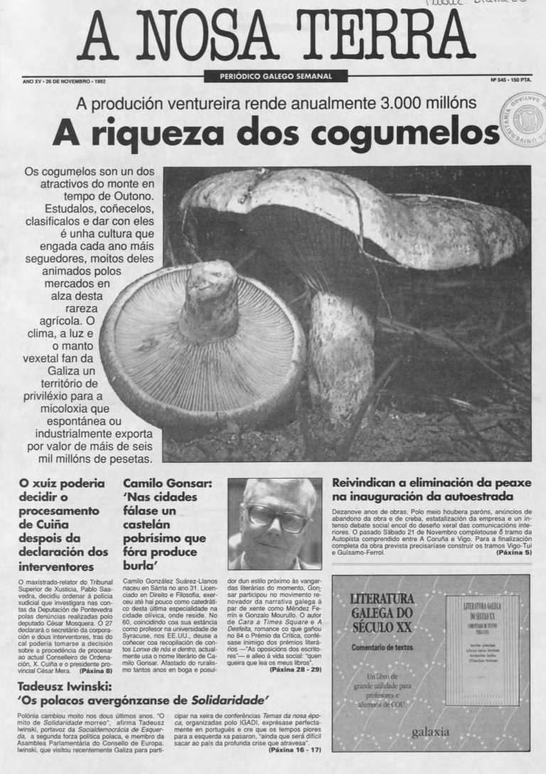 Nº 545 – 26 de novembro de 1992