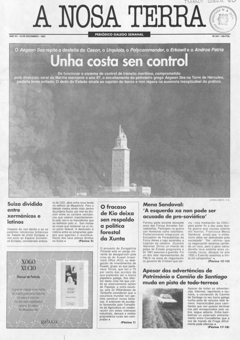 Nº 547 – 10 de decembro de 1992