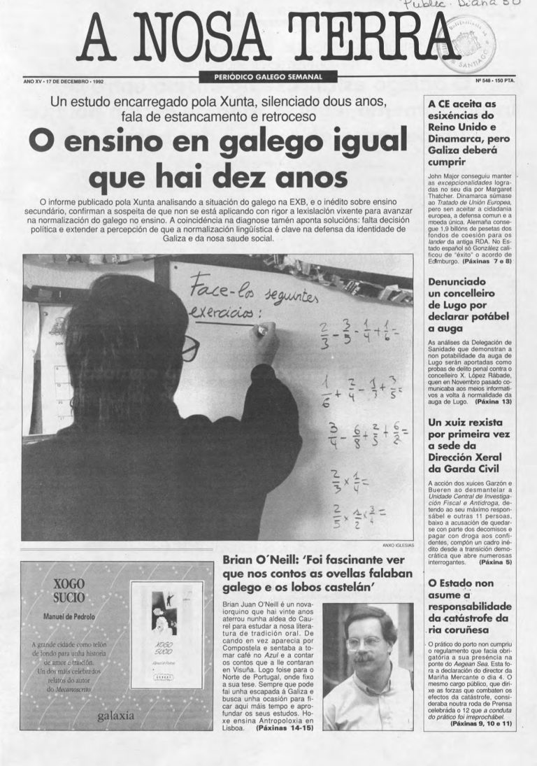 Nº 548 – 17 de decembro de 1992