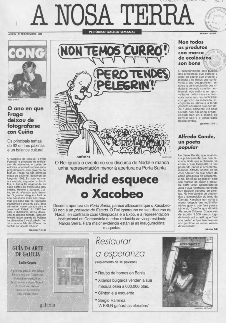 Nº 550 – 31 de decembro de 1992