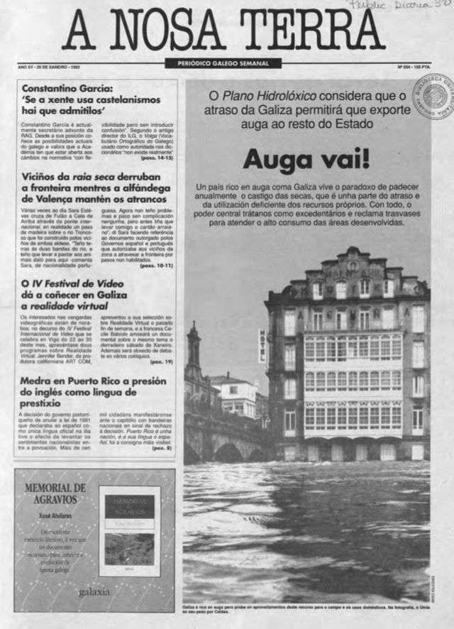 Nº 554 – 28 de xaneiro de 1993