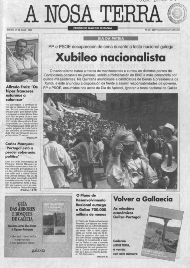 Nº 580 – 29 de xullo de 1993