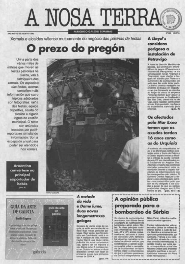 Nº 582 – 12 de agosto de 1993