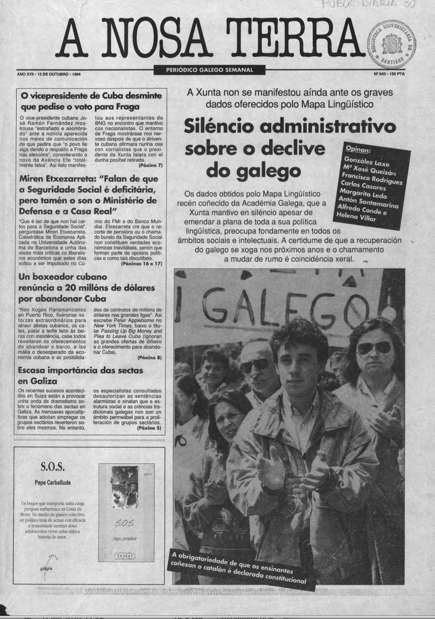 Nº 643 13 de outubro de