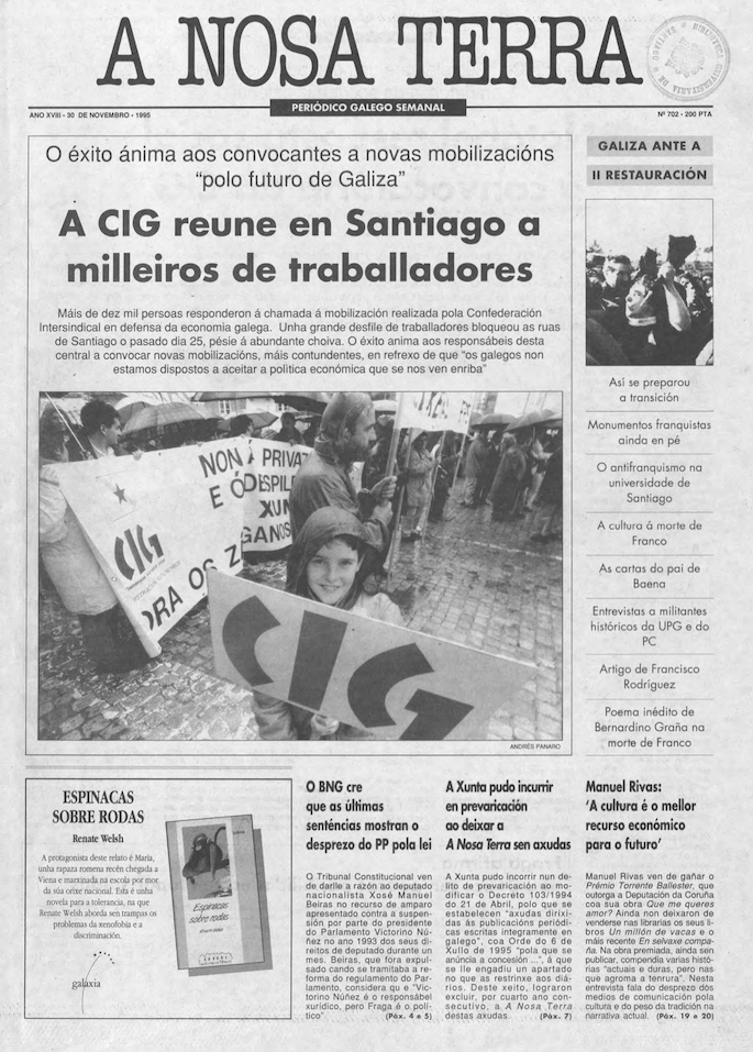 Nº 702 – 30 de novembro de 1995