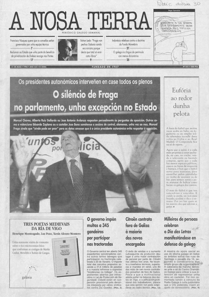 Nº 831 – 21 de maio de 1998
