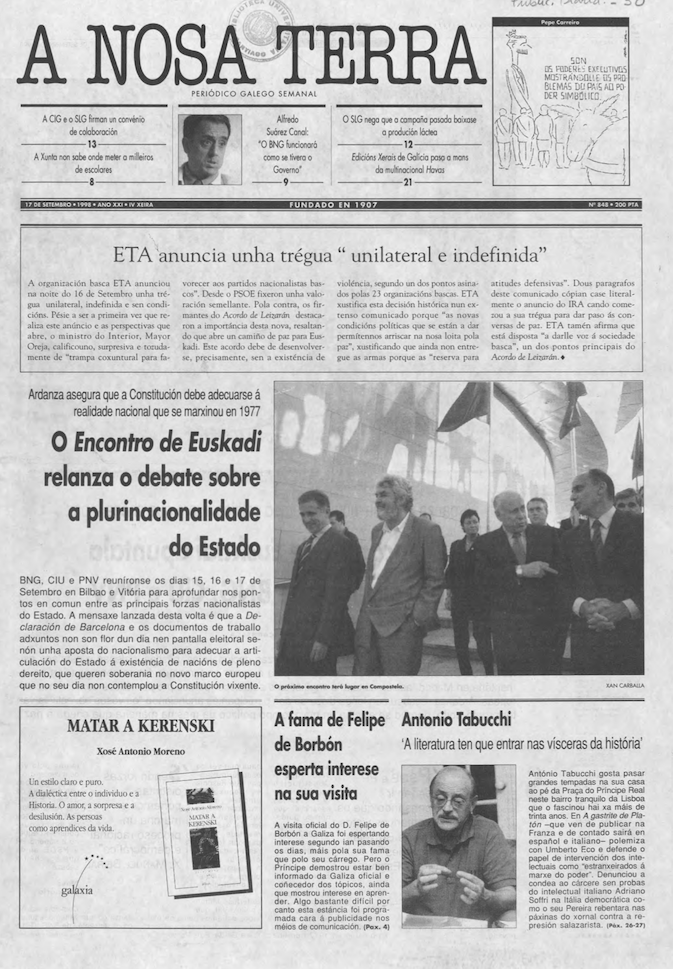 Nº 848 – 17 de setembro de 1998