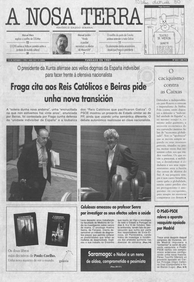 Nº 852 – 15 de outubro de 1998