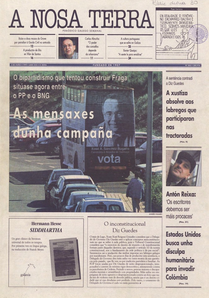 Nº 885 – 3 de xuño de 1999