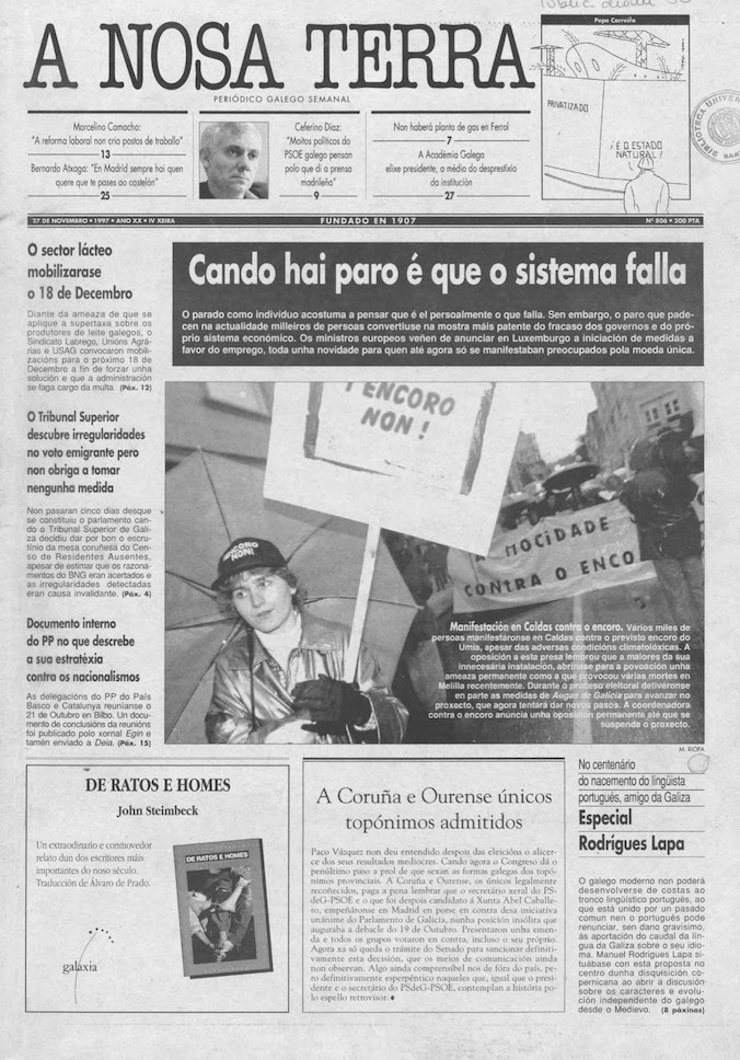 Nº 806 – 27 de novembro de 1997