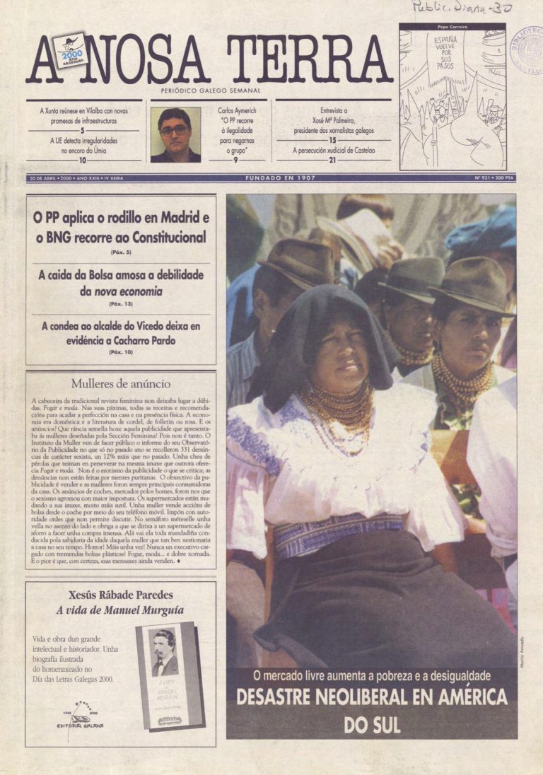 Nº 931 – 20 de abril de 2000