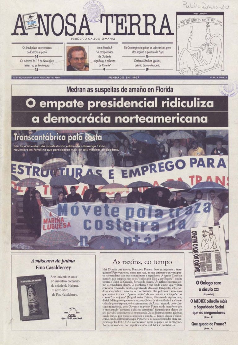 Nº 961 – 16 de novembro de 2000