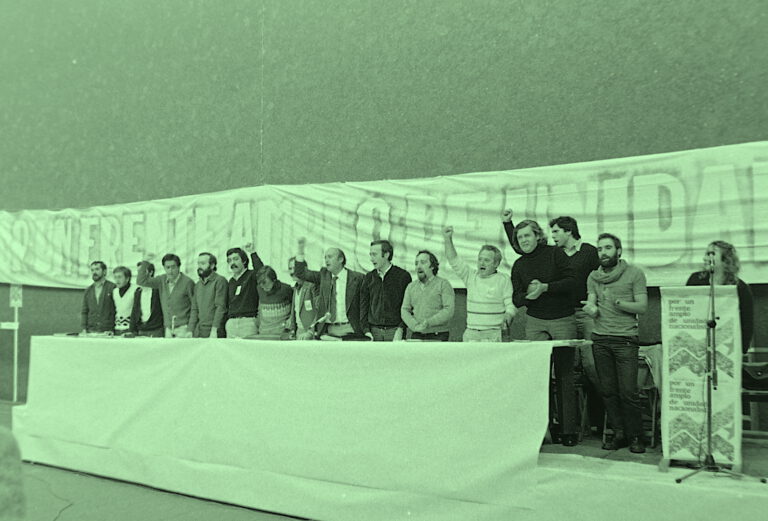 Lembranza documental da asemblea fundacional do BNG